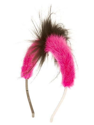 fendi fur brow|Hair Accessories for Woman .